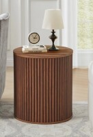 Latitude Run&reg; Fluted Round End Table New In Box $299
