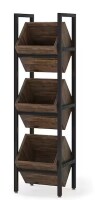 Tribesigns Walter 36-Bottle Brown Wine Rack Freestanding Wine Storage Shelf Liquor Bottle Organizer New in Box $299