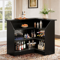Ebern Designs Burnes 48.8 " L Bar Cabinet New Open Box $399