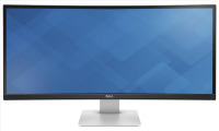Dell - UltraSharp 34" IPS LED Curved HD 21:9 Ultrawide Monitor - Black New In Box $599
