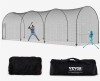VEVOR Baseball Batting Cage, Softball and Baseball Batting Cage Net and Frame, Practice Portable Cage Net with Carry Bag, Heavy Duty Enclosed Pitching Cage, for Backyard Batting Hitting Training, 40 x 12 x 12 ft. New In Box $399