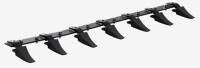 VEVOR Bucket Tooth Bar, 60'', Heavy Duty Tractor Bucket 7 Teeth Bar for Loader Tractor Skidsteer, 4560 lbs Load-Bearing Capacity Bolt On Design, for Efficient Soil Excavation and Bucket Protection New $299