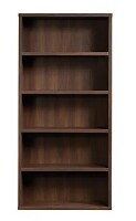 Sauder&reg; Optimum 73-1/2"H 5-Shelf Bookcase, Spiced Mahogany New In Box $399