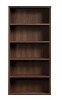 Sauder&reg; Optimum 73-1/2"H 5-Shelf Bookcase, Spiced Mahogany New In Box $399