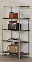 Realspace&reg; Trezza 60"H 4-Shelf Bookcase, Warm Walnut New in Box $399
