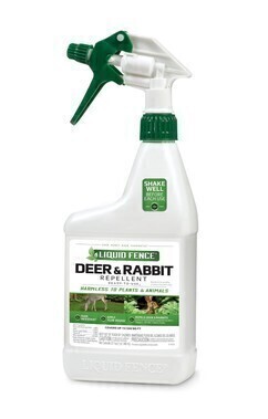 Liquid Fence Deer & Rabbit Repellent, Ready-to-use, 32 oz. New