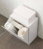 DELTA Bathroom Grab Bar with Toilet Paper Holder, Champagne Bronze / Yamazaki Home Wall-Mounted Storage or Trash Bin, White, ABS Plastic, 4L, Supports 5.5 pounds, No Assembly New In Box Assorted $199 - 2