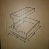 Union Rustic 2 Tier Pull Out Organizer Shelf Sliding Drawer (12'' width) for Bathroom Vanity Roll Out Drawer New in Box $199 - 2