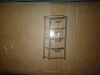 Millwood Pines 4 Drawer Vertical Storage Dresser Majestic Bear Silhouette Sunset Mountain Forest Landscape with Wood Top Fabric Pull Drawers New In Box $299 - 2