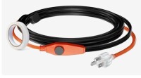 VEVOR Pipe Heating Cable, 6FT 7W/FT Heat Tape for Pipes with Built-in Thermostat, Water Pipe Heat Cable Protects PVC Hose, Metal and Plastic Pipe from Freezing New In Box $79