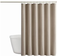 Cannon Heritage Cotton Waffle Shower Curtain Khaki $79