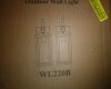Winston Porter Dusk To Dawn Large Exterior Wall Lights, 17" Black Outdoor Wall Porch Lights Sconce With Tempered Glass, Waterproof Exterior Lighting Fixture For Garage House, Bulb Not Included New In Box $199 - 2