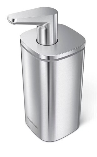 simplehuman 10oz Pulse Pump Soap Dispenser - Stainless Steel: Compatible with Gel & Foaming Hand Wash, Spot Clean $79