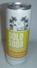 Gold Soda - Natural Ingredients - Organic Cane Sugar - Non-GMO - No Preservatives - Monk Fruit - Sparkling Water - Made with Natural and Organic Flavors - Pineapple Mango 12 fl oz - 2