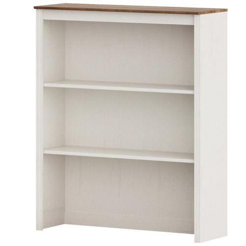 Charlton Home&reg; Corretta White Bookcase With 2 Open Shelves, 33.9'' W New In Box $299