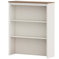 Charlton Home&reg; Corretta White Bookcase With 2 Open Shelves, 33.9'' W New In Box $299