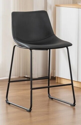 AllModern Anke Vegan Leather Armless New In Box $299