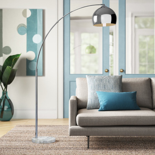 Wade Logan&reg; Brandea 67'' Arched Floor Lamp $299