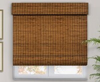 Bay Isle Home&trade; Natural Woven Light Filtering Cordless Bamboo Roman Shade, 34.5" x 48" New In Box $199