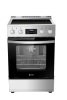 Lanbo 24 in. 4 Burner Elements Freestanding Electric Range in Stainless Steel with Air Fry, Rotisserie and True Convection New in Box $1099