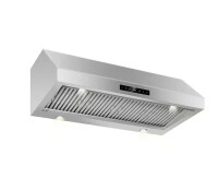 Denjol 48 in. 1200 CFM Ducted Under Cabinet Range Hood with 4-Speed Fan, Gesture and Touch Control in Stainless Steel New in Box $1299