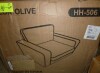 Ebern Designs 36.2" Wide Upholstered Swivel Accent Armchair in Olive New in Box $499 - 2