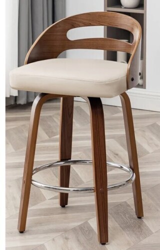 Corrigan Studio Hesson Swivel Faux Leather Low Back Bar Stool $399