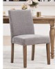 Red Barrel Studio Upholstered Wood Dining Chair in Gray New in Box $299