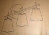 Wrought Studio&trade; Modern Linen Shade Bathroom Vanity Light, 3-Light Dimmable Wall Sconce Fixture For Bathroom Mirror, Bedroom & Hallway $299 - 2