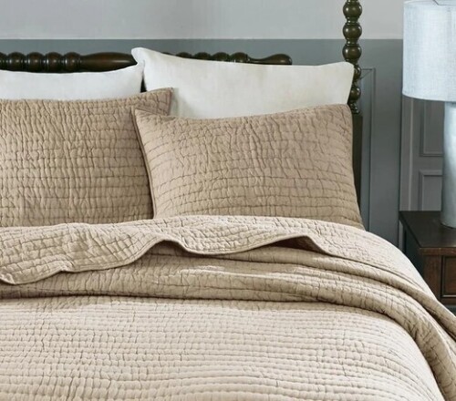 Madison Park Signature Cotton Hand Quilted Coverlet Set 3-Piece -King By Olliix $299