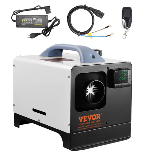 VEVOR 5-8KW Diesel Heater, Diesel Air Heater All in One with Remote Control and LCD Screen, Fast Heating Low Noise, Portable Diesel Heater for Truck Van RV Trailer Camper New In Box $299