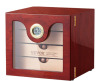 VEVOR Cigar Humidor Cabinet, Handmade Spanish Cedar Wood Cigar Humidor for 50-100 Cigars, Glass Cigar Desktop Storage Case with Digital Humidifier, Hygrometer and Shelves, Great Gift for Men New In Box $199