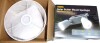 KODA Solar Gutter Mount Spotlight w/ Motion Sensor 1200 Lumens / Ebern Designs Adjustable Modern Linen Dual-Light Hardwired Wall Sconce With 3W Led Reading Light And E26 Fabric Shade For Bedside New In Box Assorted $199 - 3