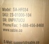 Sable Queen Size Air Bed, Upgraded Raised Inflatable Mattress with Built-in Electric Pump, Storage Bag and Flocked Top, Easy Setup, Height 17" New In Box $199 - 2