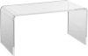 VEVOR U-Shaped Clear Acrylic End Table, Transparent Acrylic Side Table, 32 in. x 15.8 in. x 16.3 in. for Coffee, Drink, Food, Snack Used in Living Room, Courtyard, Terrace New In Box $299