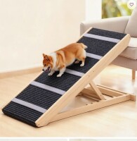Tucker Murphy Pet 16.93" Extra Wide Dog Ramp For Car Couch Bed, Portable Wooden Pet Ramp For Dogs Cats, Folding Stable Dog Pet Steps New in Box $299