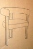 Latitude Run 18" Seat Height Upholstered Velvet Kitchen Dining Armchair, Green, New in Box $499 - 2