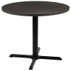 Flash Furniture 36" Round Multi-Purpose Conference Table, Rustic Gray, New in Box $399