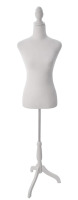 SHAREWIN White Female Mannequin Torso Dress Form with Tripod Stand Base New In Box $299