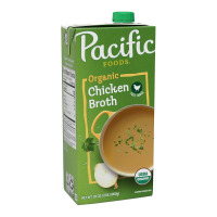 Pacific Foods Organic Chicken Broth, 32 oz New Best by 10/2027