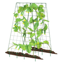 VEVOR Cucumber Trellis for Climbing Plants, 46" x 32" Foldable Cucumber Trellis Set with Plant Clips, Metal Garden Trellis for Raised Bed, Outdoor Plant Grow Support for Tomato, Squash, Vegetable New In Box $199