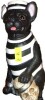 Home Accents Holiday 2.5 FT LED FRENCH BULLDOG New Floor Model $199 - 2