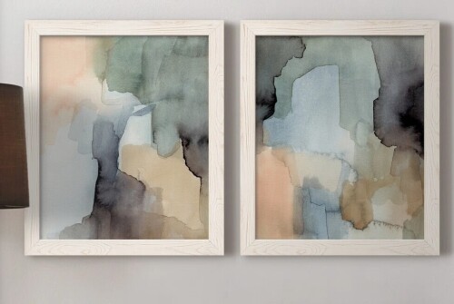 Wade Logan&reg; "Nectar III" 2 - Pieces Painting Print (24" H x 36" W) New In Box $199