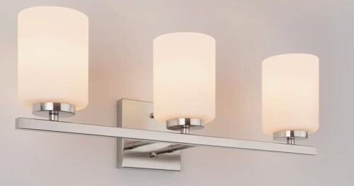 Ebern Designs 3-Light Ellysen Dimmable Vanity Light New In Box $299