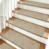 Eider & Ivory&trade; Monterey Non-Slip Bullnose Stair Tread, 30'' L X 9.5'' W, Set of 14 New In Box $299