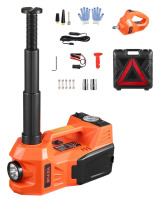 VEVOR Electric Car Jack, 5 Tons /11000 lbs, Electric Scissor Jack with Built-In Inflator, 12V Tire Change Replacement with Electric Impact Wrench & LED Light, Portable Jack kit for Sedan, SUV, Truck New In Box $299