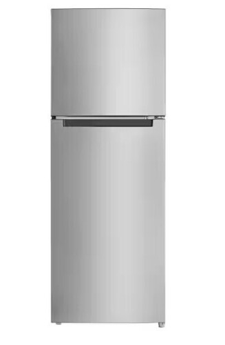 Vissani 10.1 cu. ft. Top Freezer Refrigerator in Stainless Steel Look Garage Ready, Energy Star Certified New in Box $799