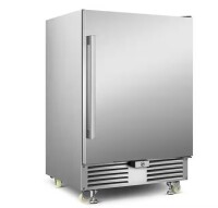 Tazpi TAZPI 4.9cu. ft. 24 in. 190 Can Built-In/Freestanding Outdoor Cooler Fridge with 4 wheels, Weatherproof, Stainless Steel New $999