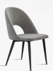 George Oliver Modern Curved Velvet Upholstered Dining Chair (Dark Gray) New in Box $299