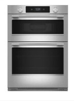 KitchenAid - 30-inch Smart Built-In Electric Double Wall Combination with Microwave and Assisted Cooking Modes - Stainless Steel New $4999